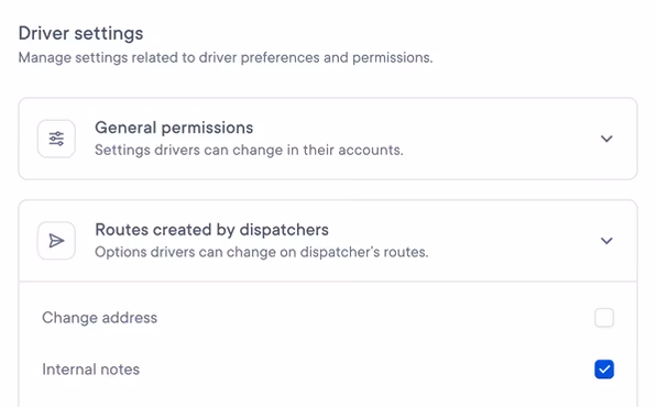 Track supplies assigned to each vehicle