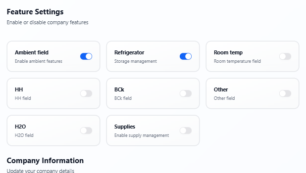 Permissions and controls interface